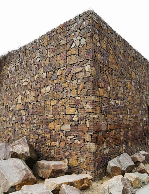 Gabion Wall Section Detail