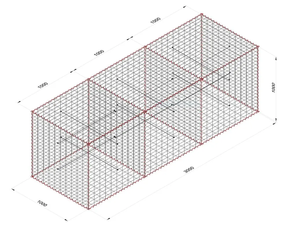 Gabion wall in KSA