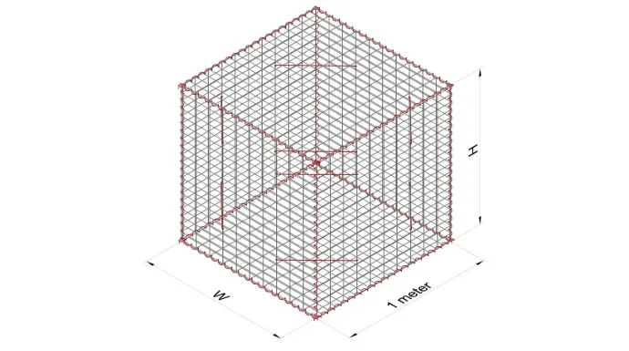 gabion welded box in KSA