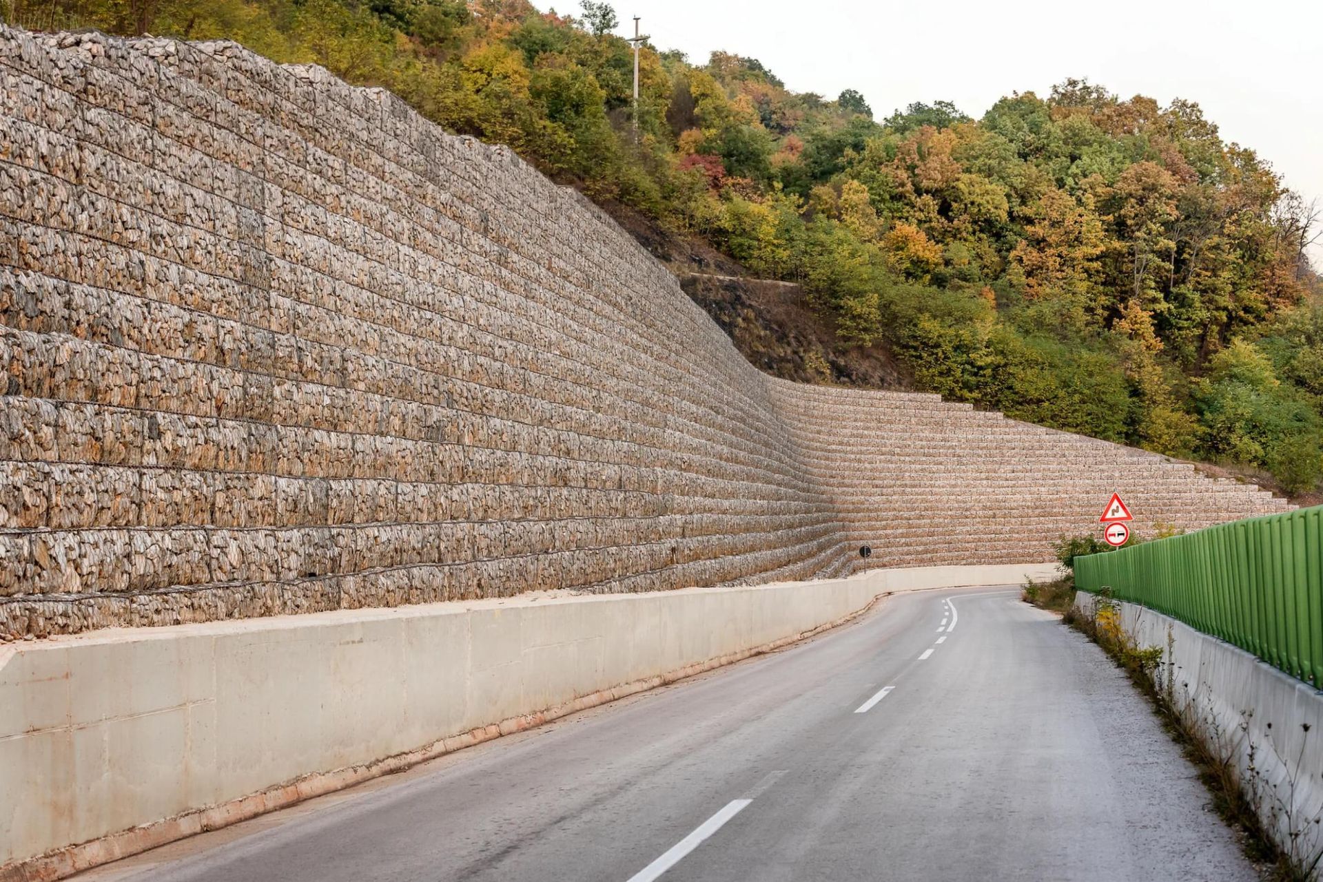 MSE Slope protection | Hitech Gabion Saudi Arabia