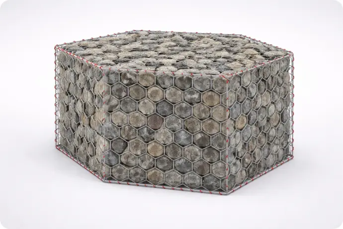 hexgonal gabion in saudi Arabia