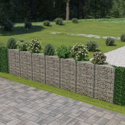 Gabion Triangular Planter Wall