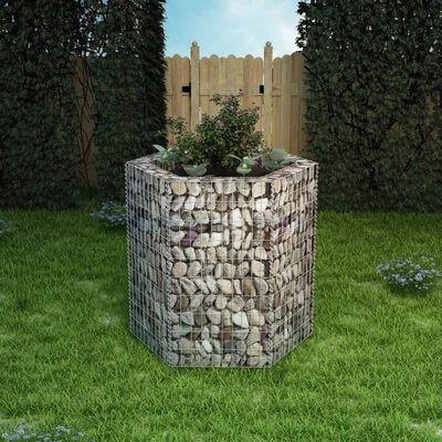 Hexagonal Gabion Raised Bed